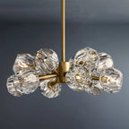 Lumera 24″ Clear & Smoke Crystal Round Chandelier