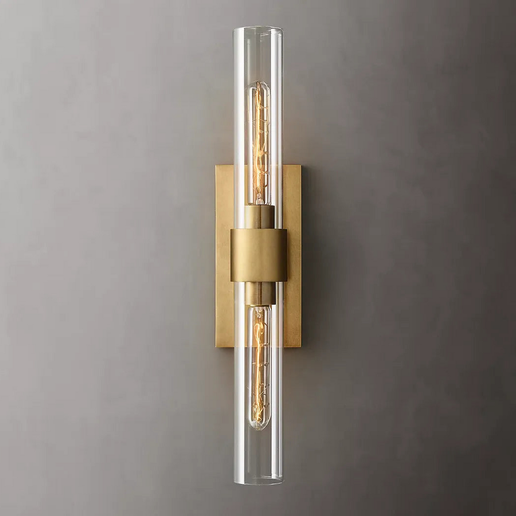 Rovella 23″ Modern Glass Wall Sconce
