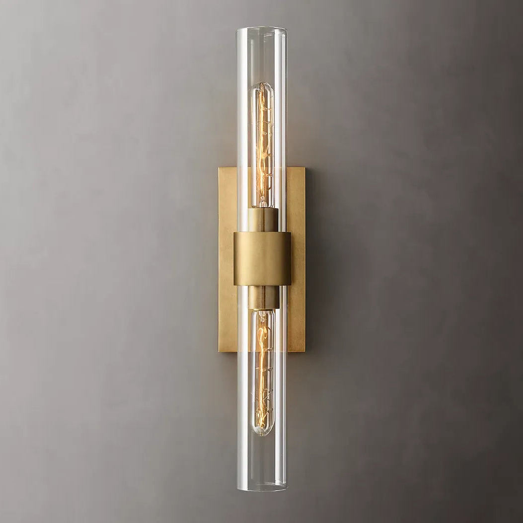 Rovella 23″ Modern Glass Wall Sconce