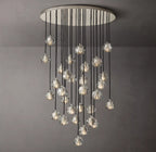 Lumera 40″ Clear Crystal Cluster Chandelier