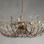 Seraphina 32″ 8-Light Glass Petal Chandelier