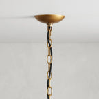 Seraphina 32″ 8-Light Glass Petal Chandelier
