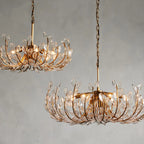 Seraphina 32″ 8-Light Glass Petal Chandelier