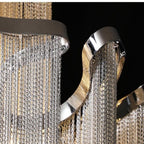 Florielle Flower Chain Tassel Chandelier