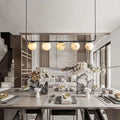 Aurevia Alabaster Linear Chandelier