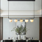 Aurevia Alabaster Linear Chandelier
