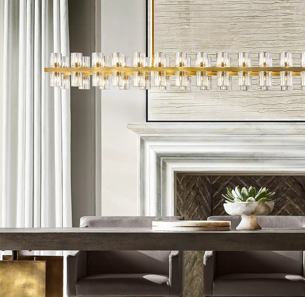 Aurelia 54″ Rectangular Crystal Chandelier