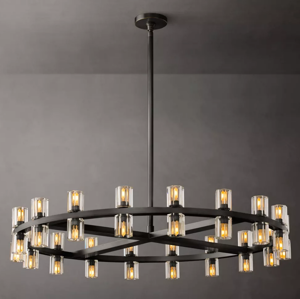 Aurelia 36″ Round Crystal Chandelier