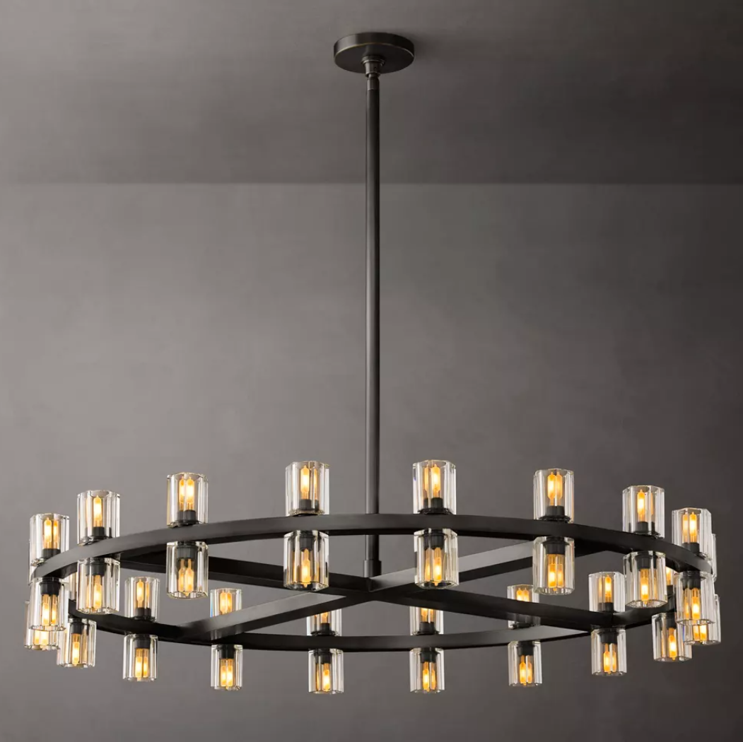 Aurelia 36″ Round Crystal Chandelier
