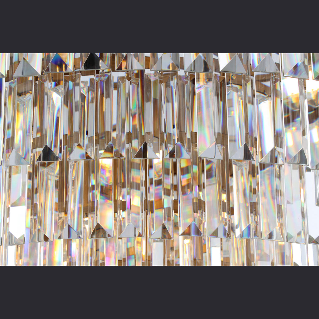 Odessa Multi-Tier K9 Crystal Round Chandelier