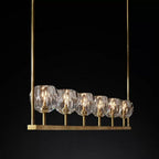 Lumera 60″ Clear Crystal Linear Chandelier
