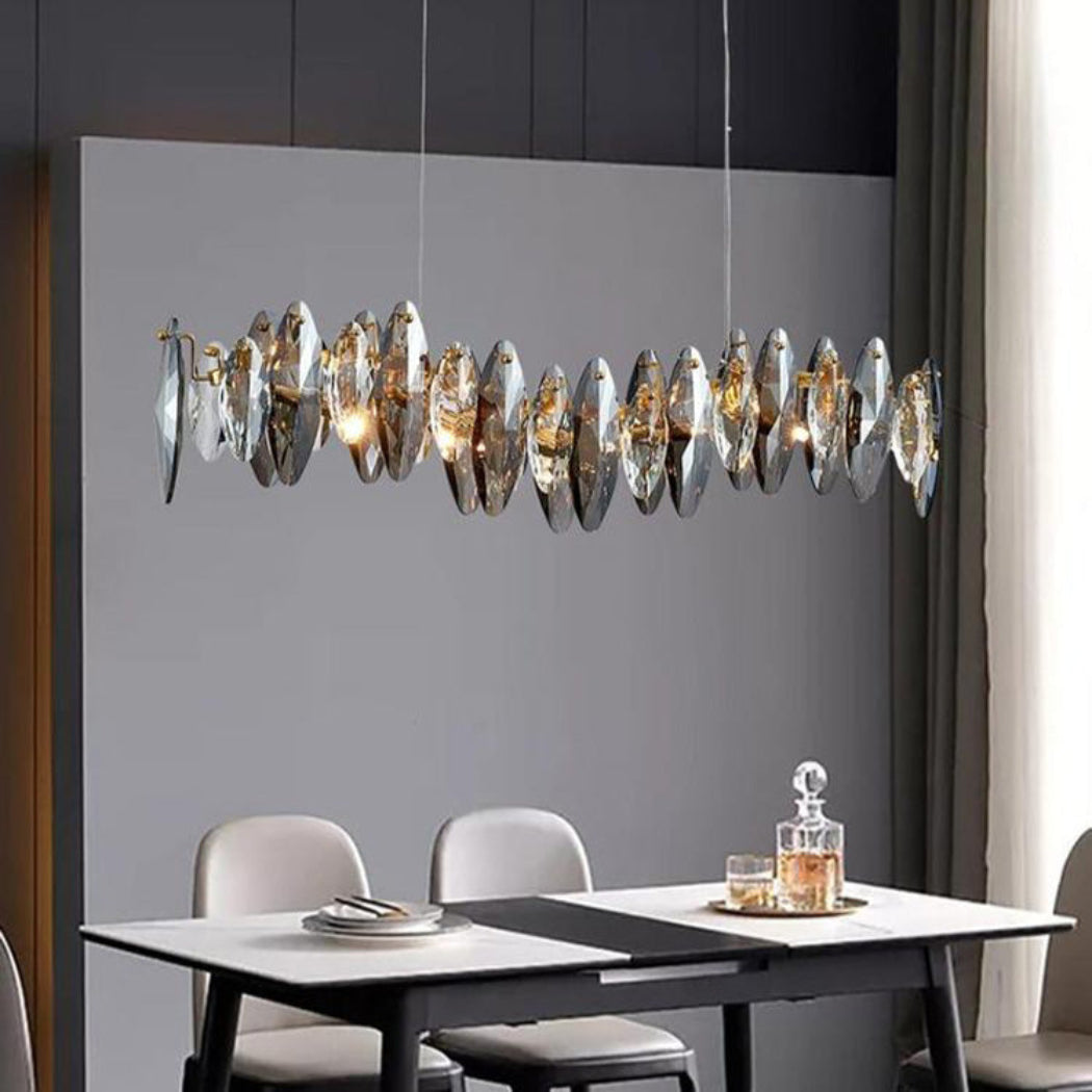Liora Crystal Linear Chandelier