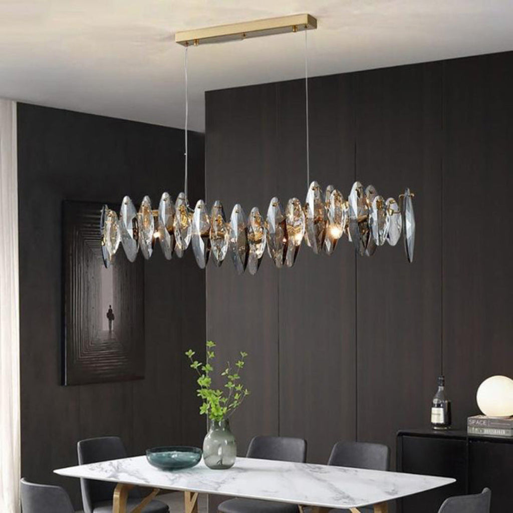 Liora Crystal Linear Chandelier