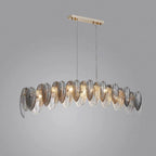 Elara 35″/47″ Art Glass Linear Chandelier