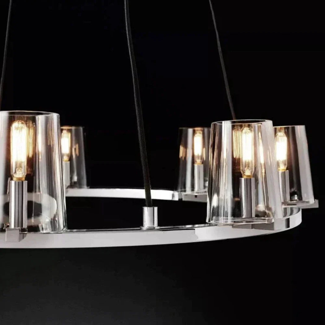 Cirella 36″ Round Glass Chandelier