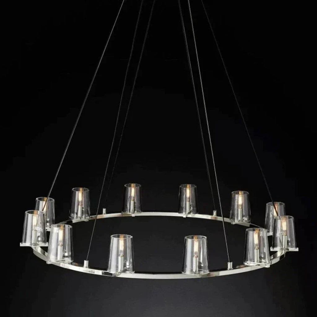 Cirella 48″ Round Glass Chandelier