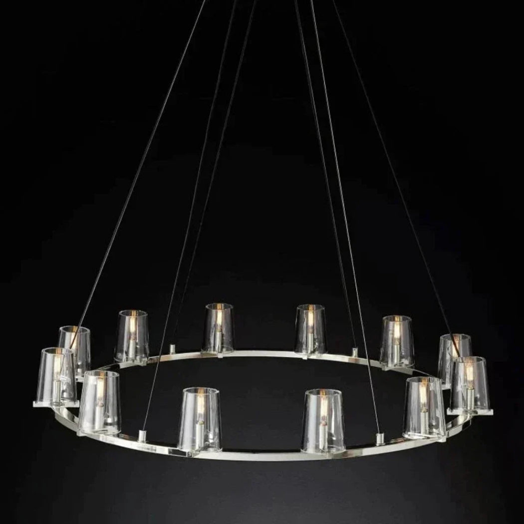 Cirella 48″ Round Glass Chandelier