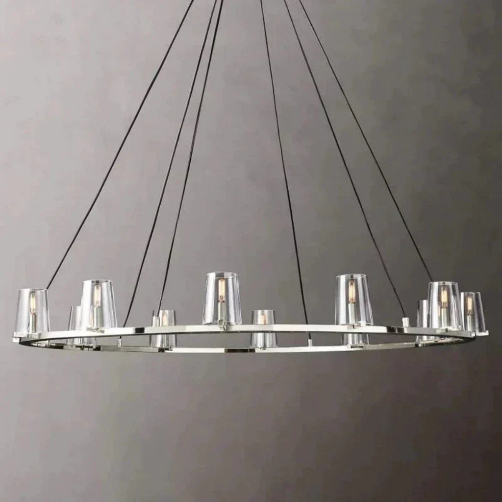 Cirella 60″ Round Glass Chandelier