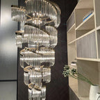 Virelia Multi-Tier Spiral Crystal Chandelier