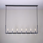 Rovella 59″ Linear Glass Chandelier