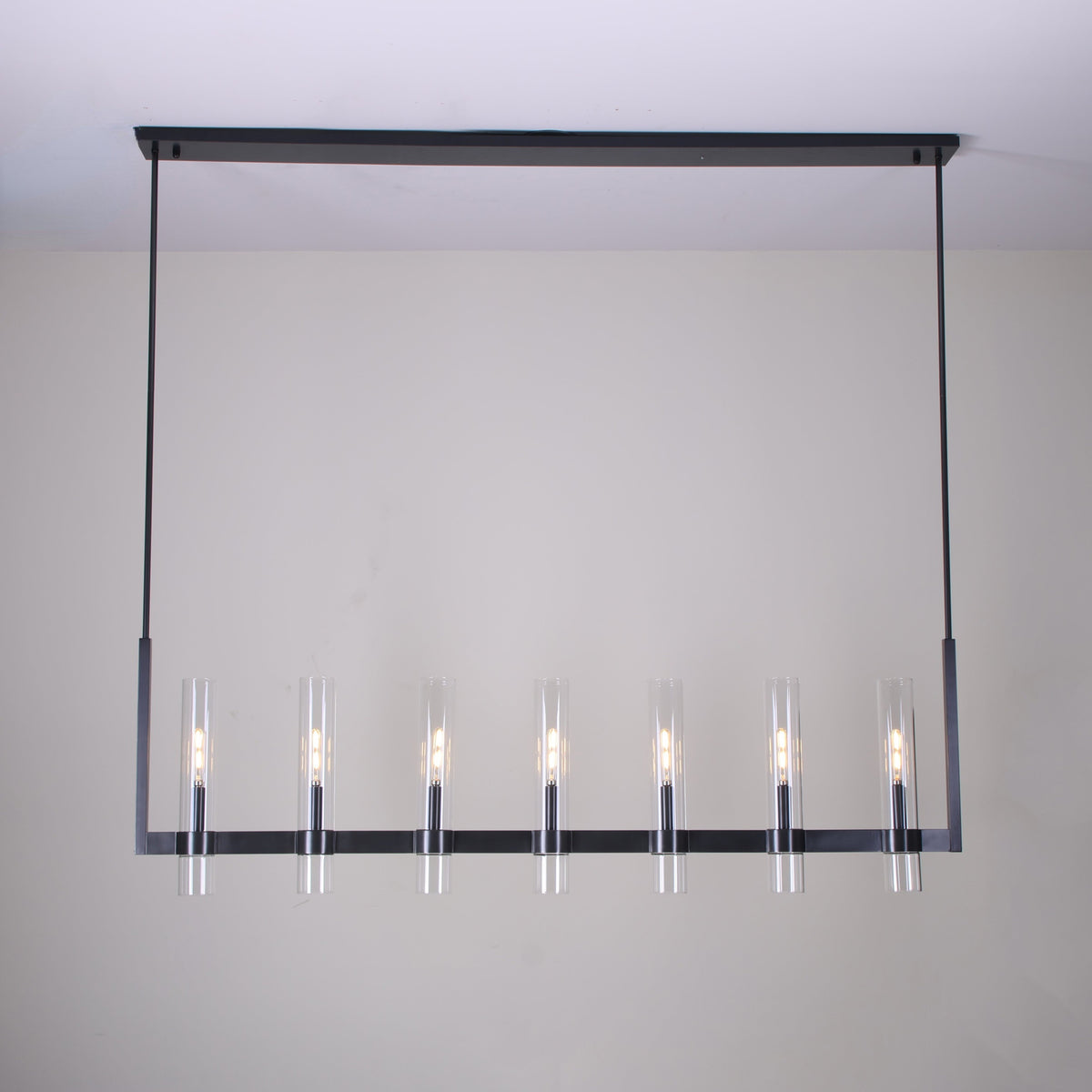 Rovella 59″ Linear Glass Chandelier
