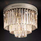 Odessa K9 Crystal Round Flush Mount