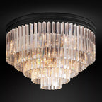 Odessa K9 Crystal Round Flush Mount
