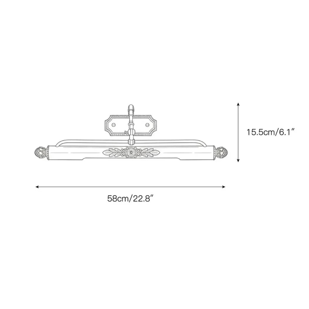 Valora Brass Picture Wall Light
