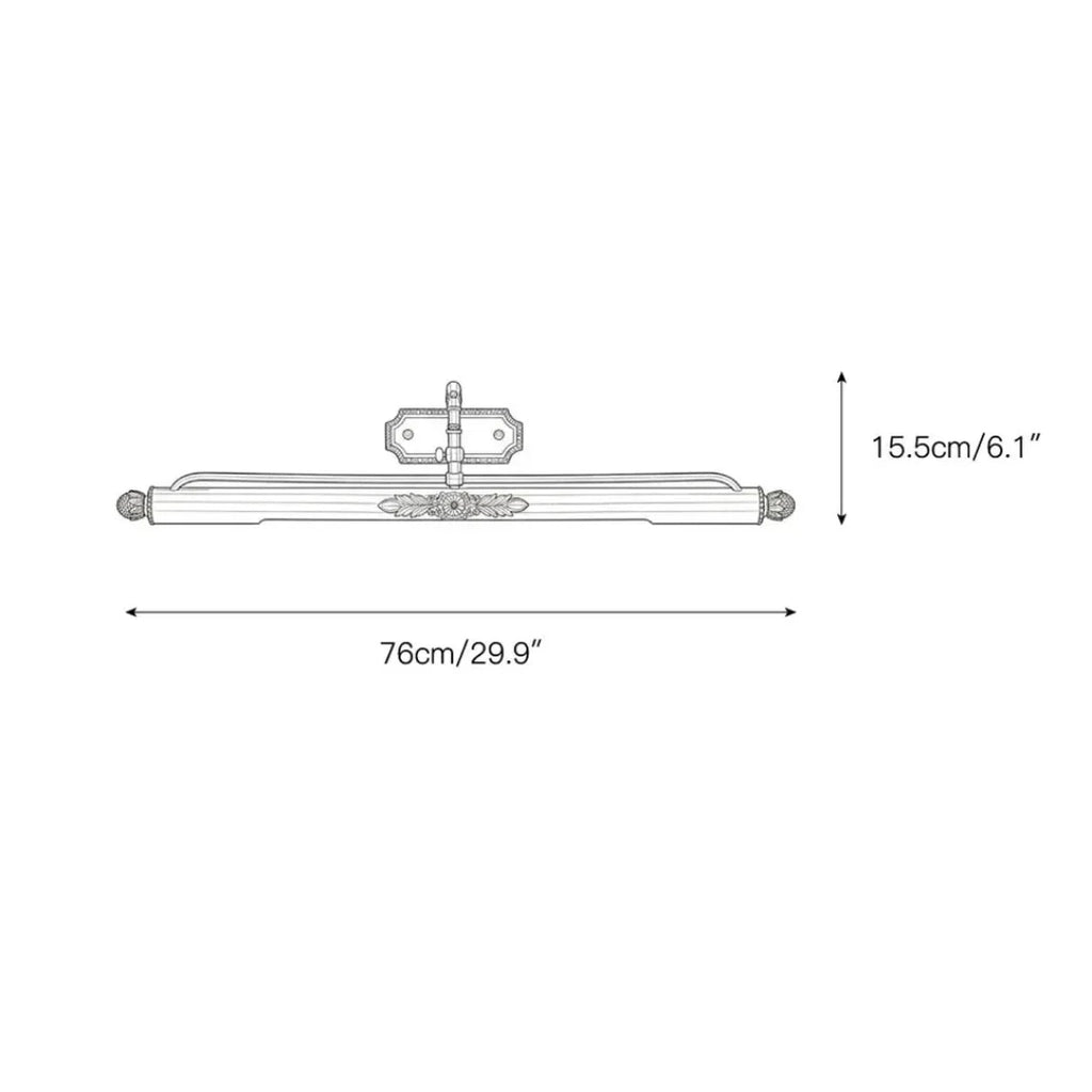 Valora Brass Picture Wall Light