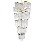 Virelia Multi-Tier Spiral Crystal Chandelier
