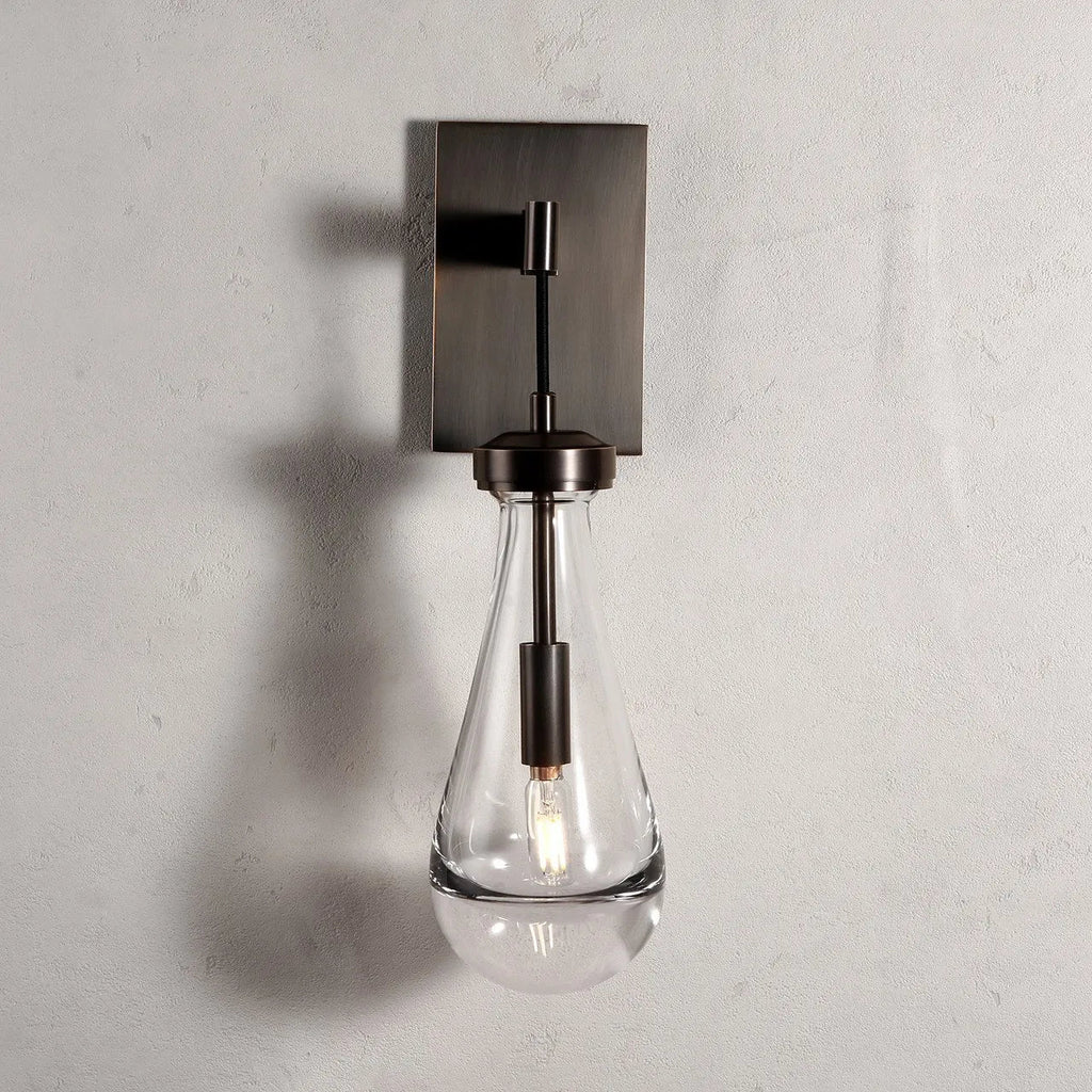 Elara 17.7″ Hand-Blown Glass Wall Sconce