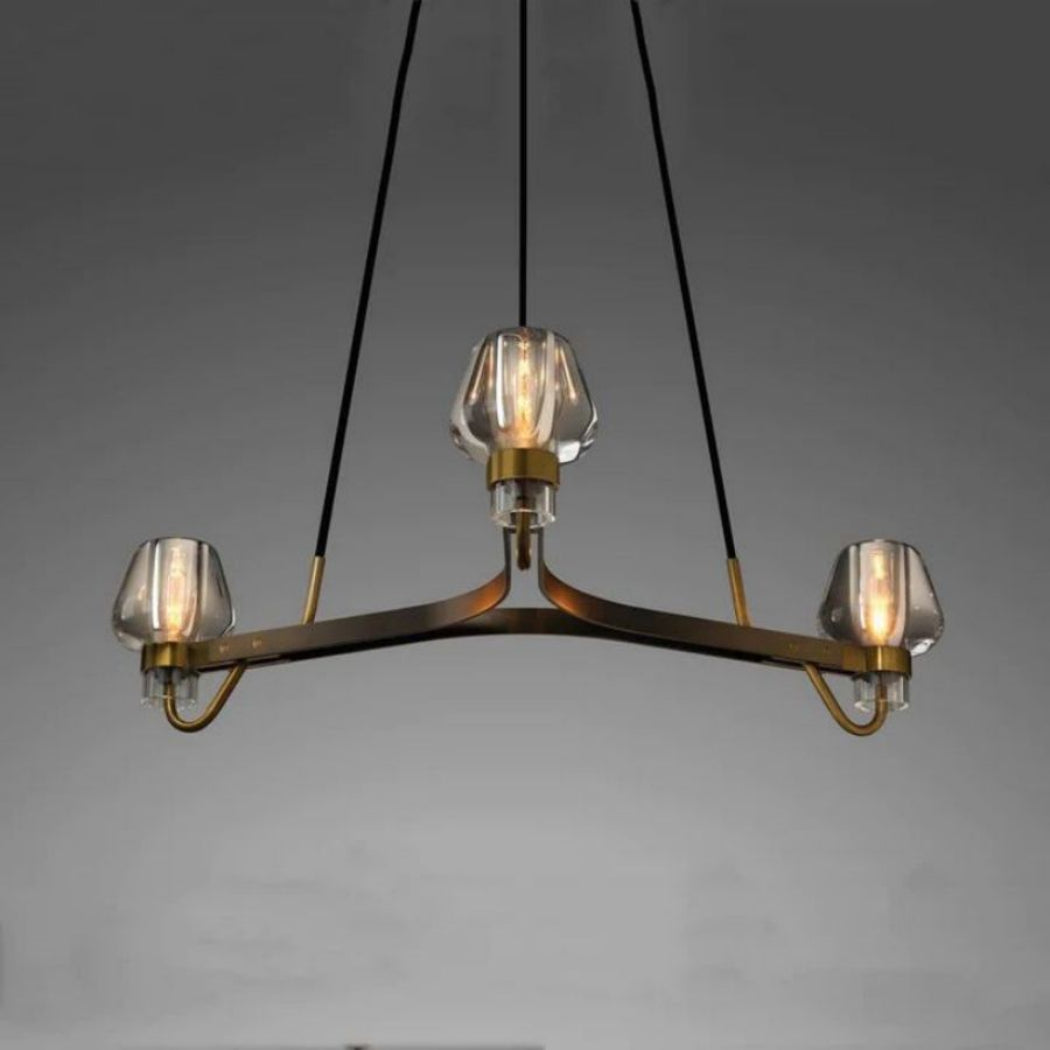 Aurelia 3-Light K9 Crystal Chandelier