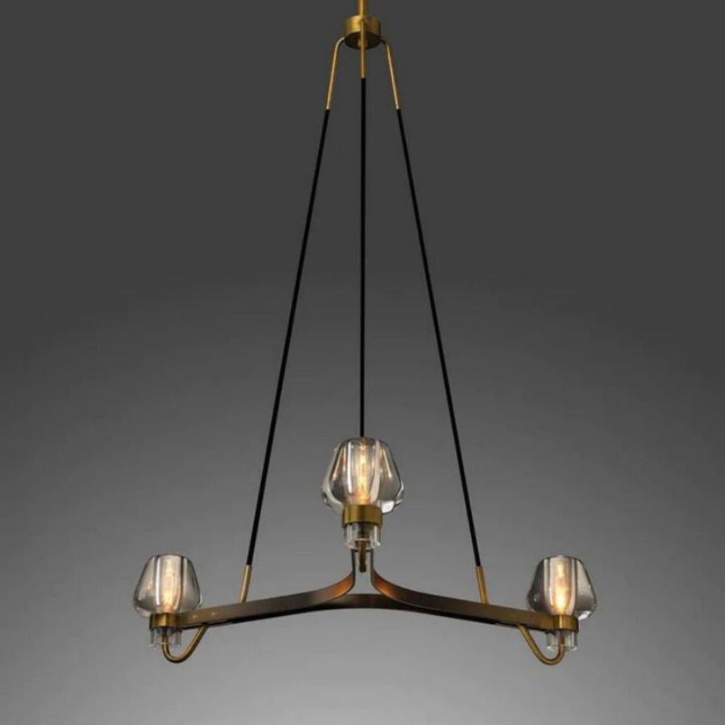 Aurelia 3-Light K9 Crystal Chandelier