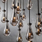 Elara 54″ Linear Hand-Blown Glass Chandelier