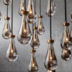 Elara 54″ Linear Hand-Blown Glass Chandelier