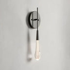 Avelisse Solitaire Glass Wall Sconce