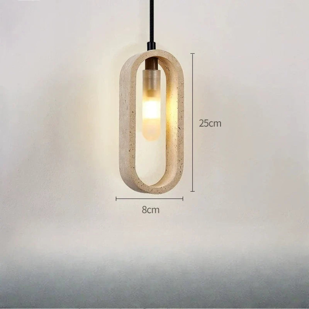 Travelle Marisol Travertine Pendant Light