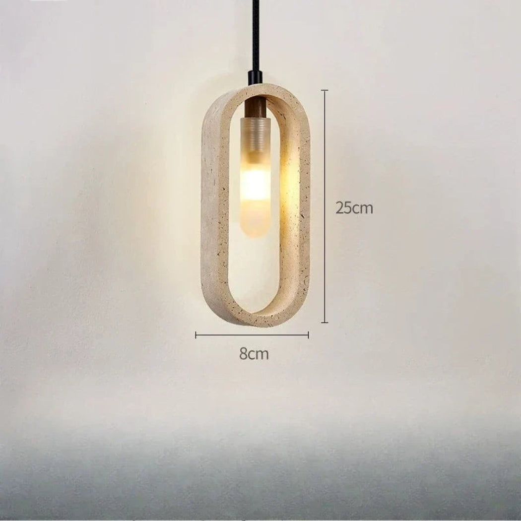 Travelle Marisol Travertine Pendant Light