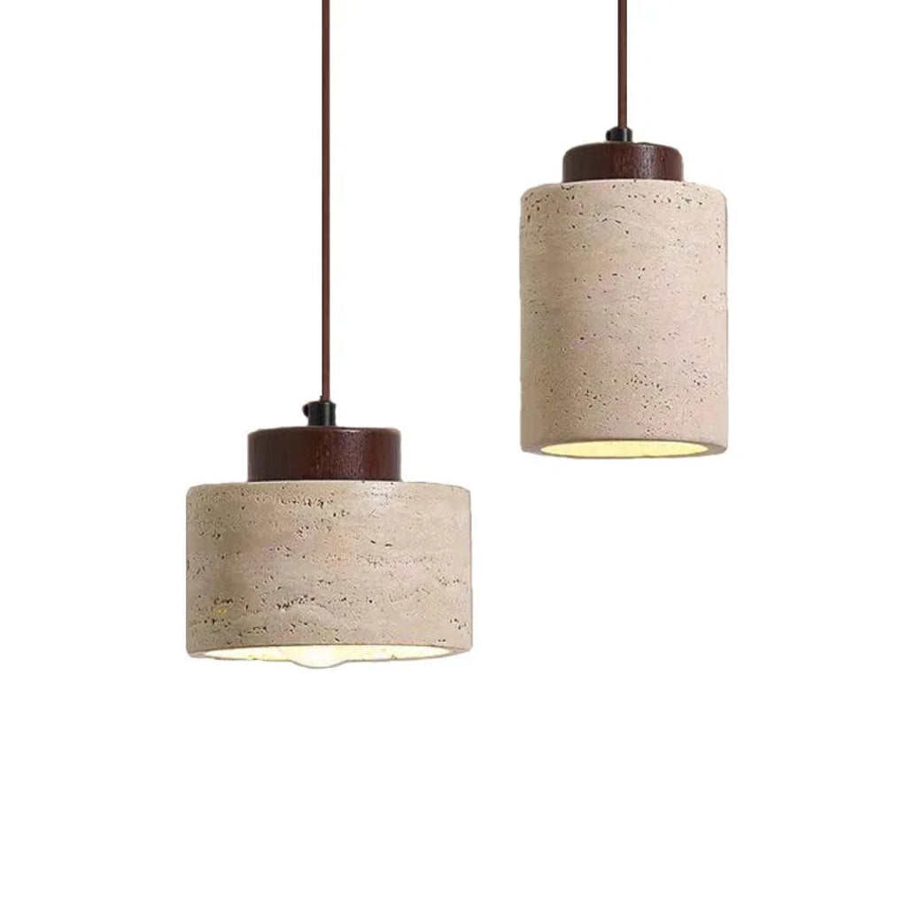 Travelle Mini Travertine Pendant Light