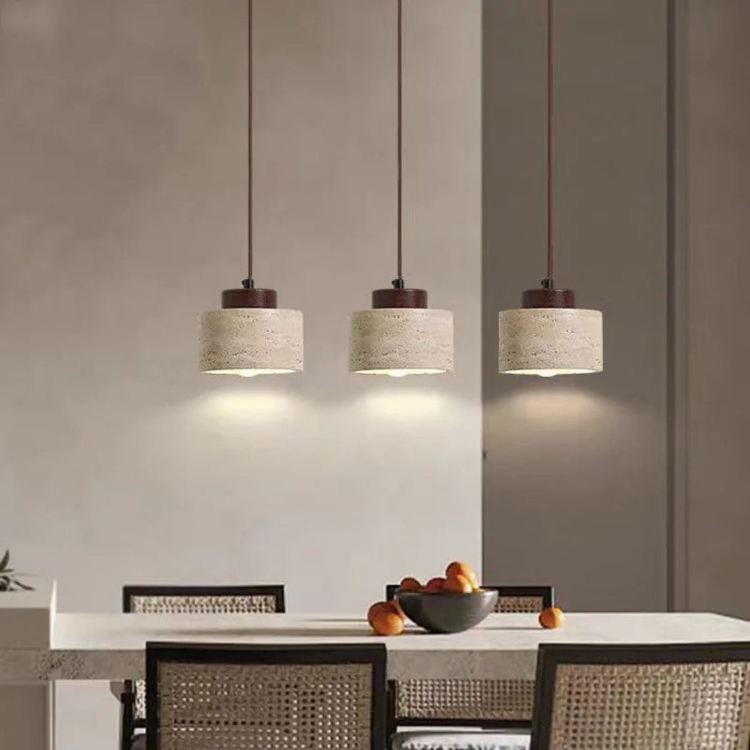 Travelle Mini Travertine Pendant Light