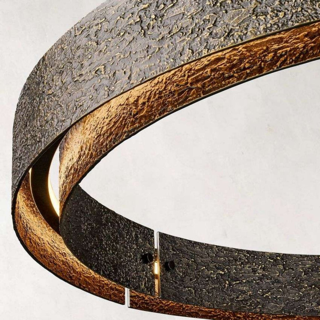 Valora Round Brass Chandelier