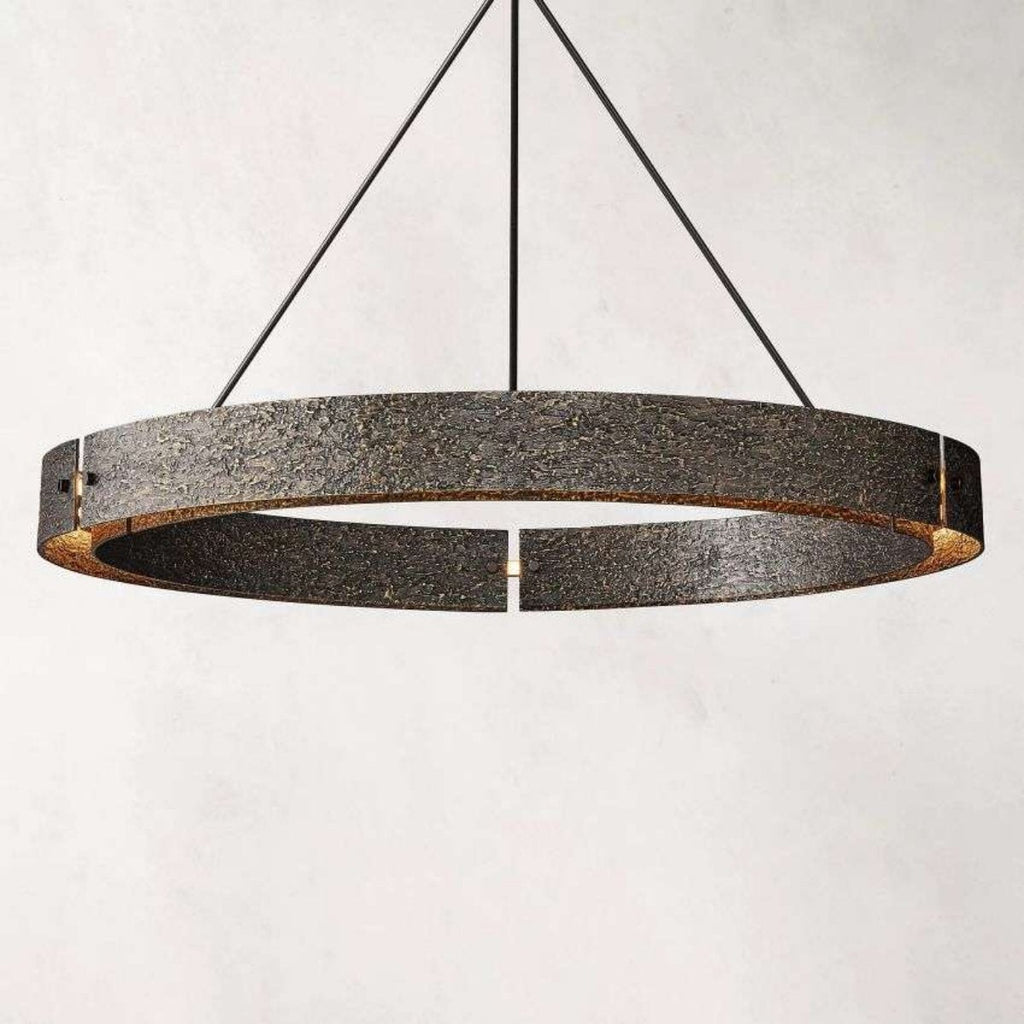 Valora Round Brass Chandelier