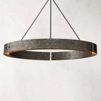 Valora Round Brass Chandelier
