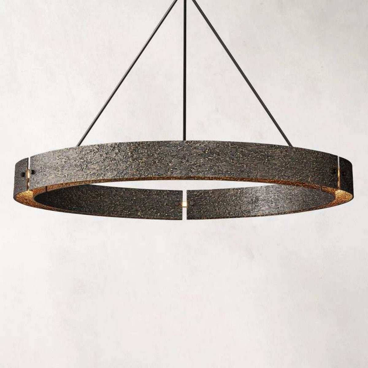 Valora Round Brass Chandelier