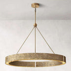 Valora Round Brass Chandelier