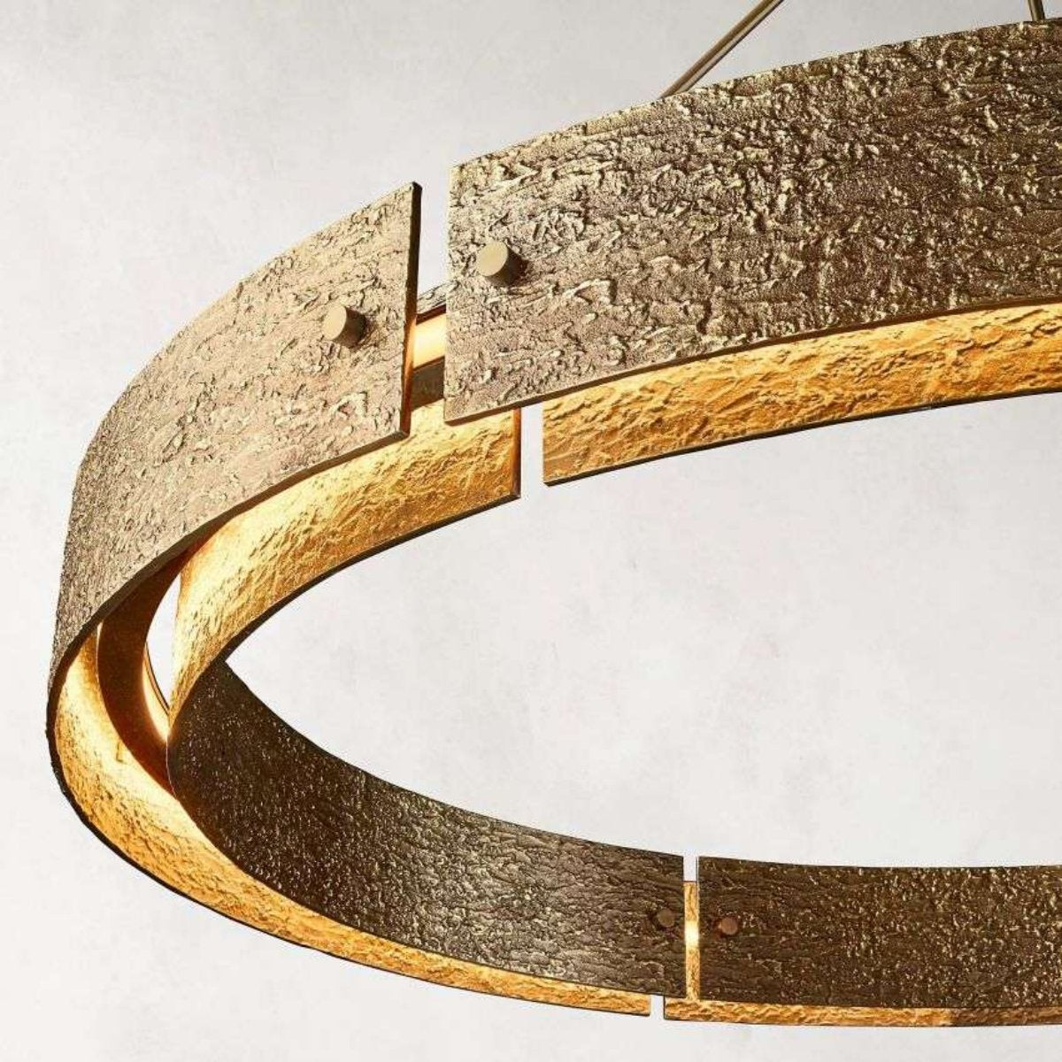 Valora Round Brass Chandelier