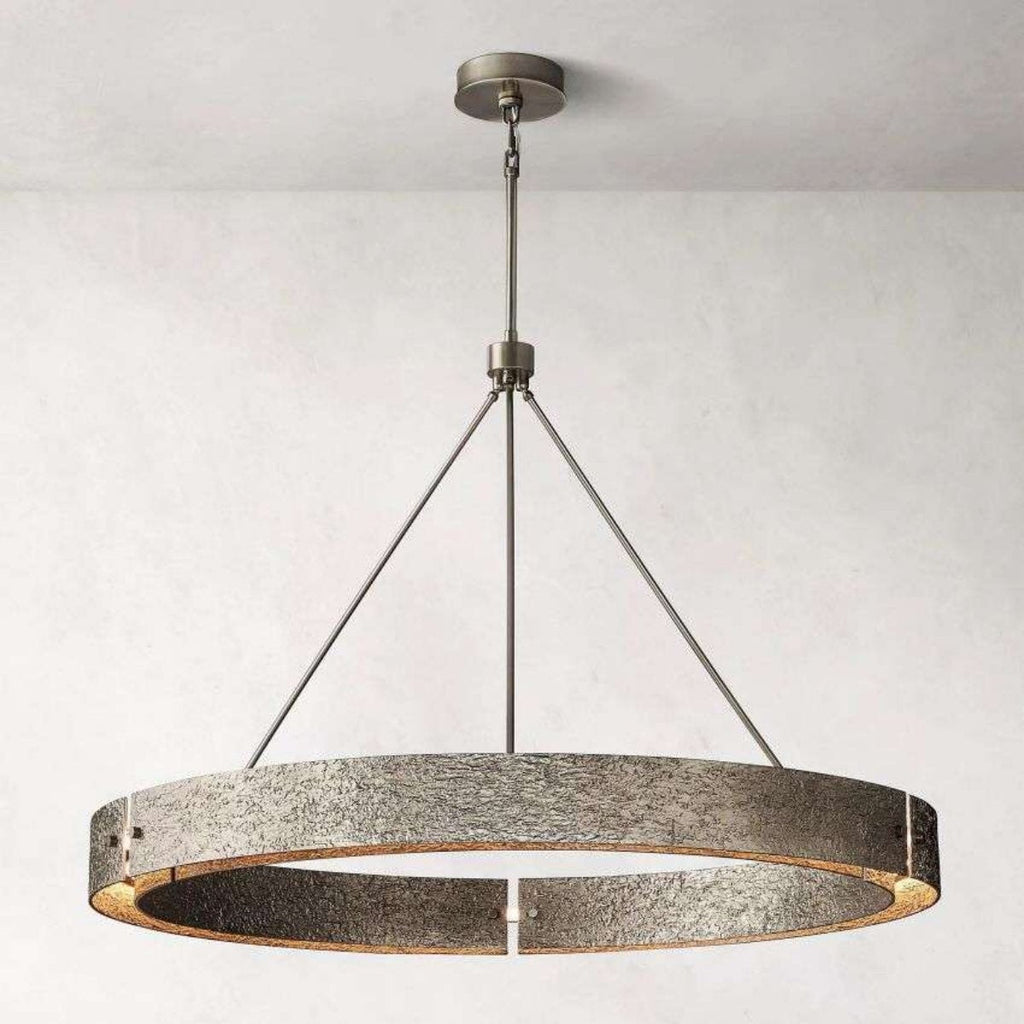 Valora Round Brass Chandelier