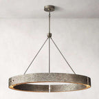 Valora Round Brass Chandelier