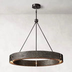 Valora Round Brass Chandelier