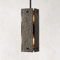 Valora 19″ Rectangular Brass Pendant